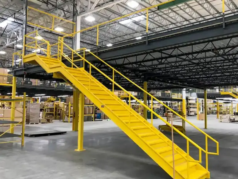 Mezzanine Floor and Shelving System